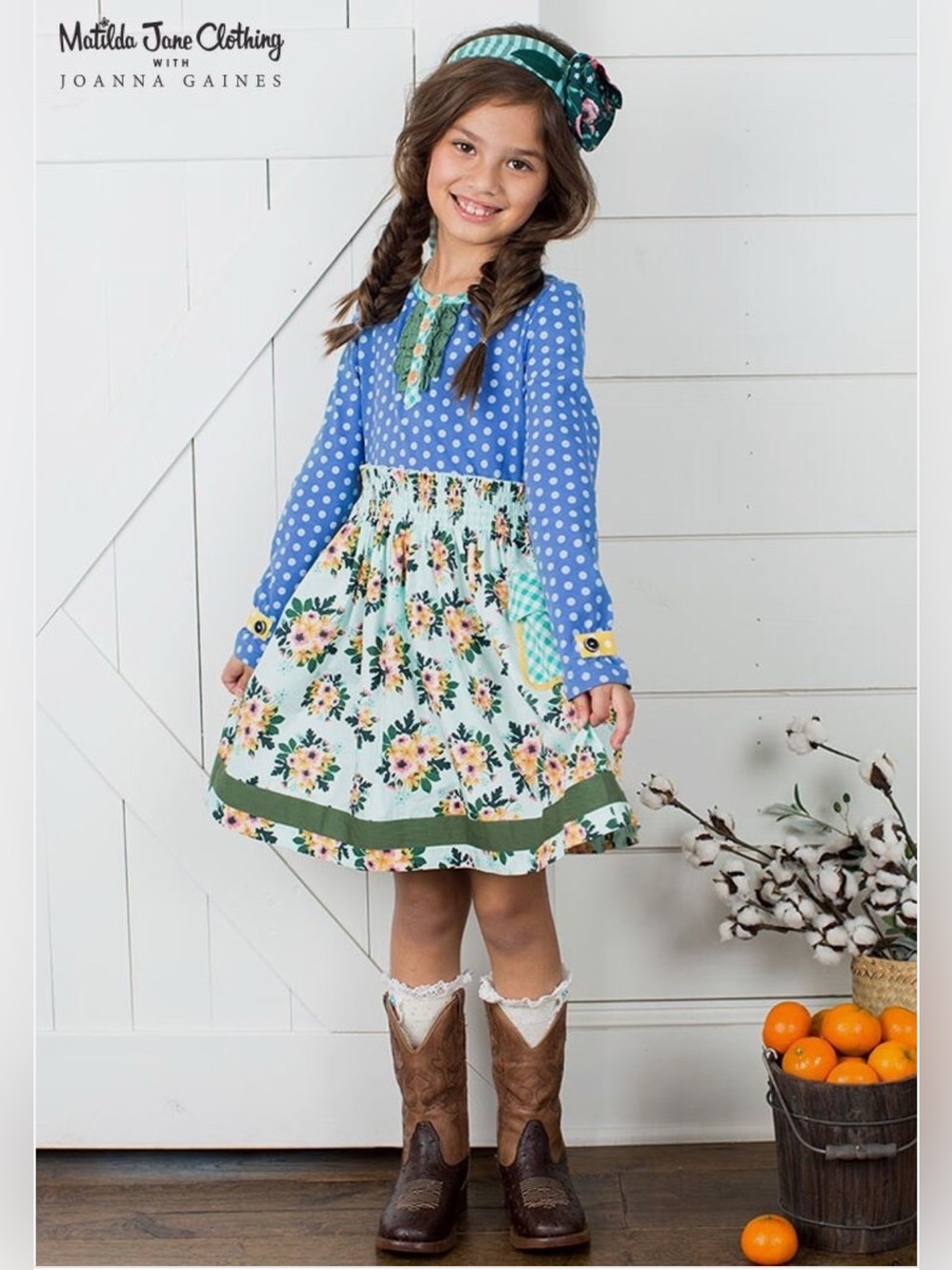 Matilda Jane x Joanna Gaines Family Heirloom "Once Upon a Time" Dress Sz 12